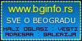 BG INFO - Beograd na dlanu
